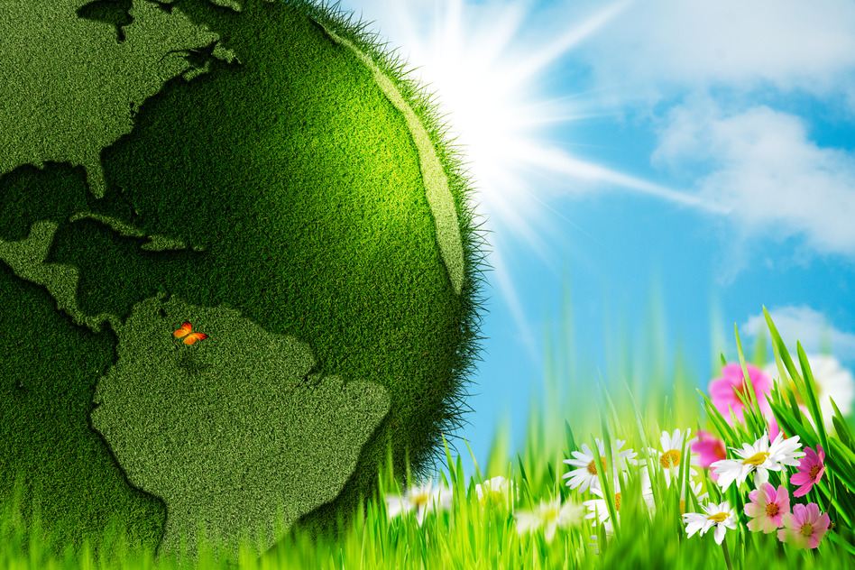 Green Earth. Abstract environmental backgrounds